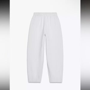 Zara Interlock Cocoon Pants Gray